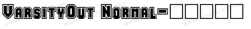 VarsityOut Normal字体转换